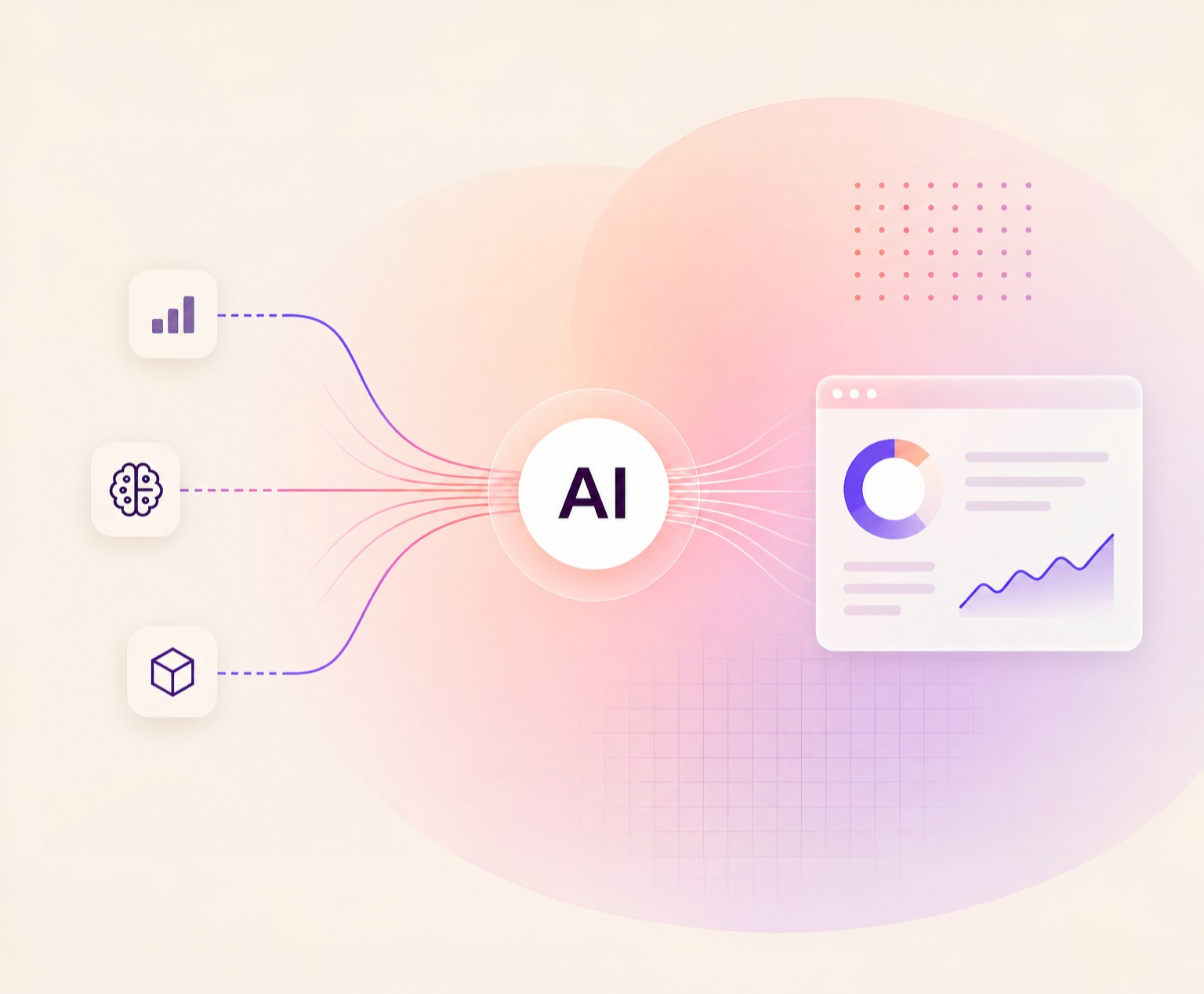 Team using AI systems inside business operations